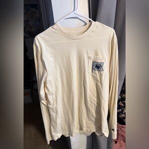 Champion Cream Long Sleeve Penn State Tee